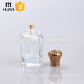 100ml crystal diamond perfume bottle with metal crimp cap